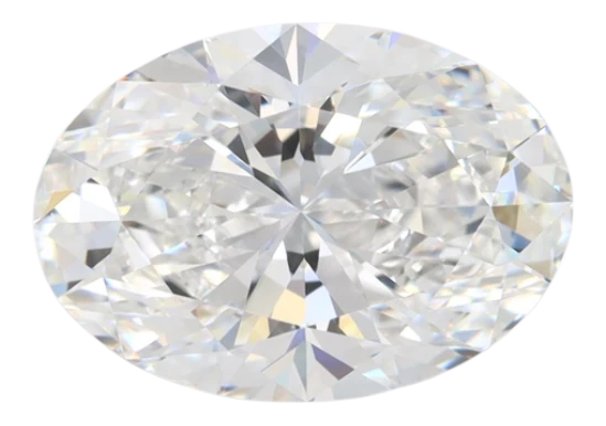 4.39 Carat E IF Oval Lab Diamond on Sale