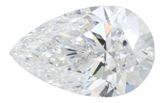 1.5 Carat D VVS1 Pear Lab Diamond Online Hot Sale