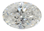 1.51 Carat E VVS2 Oval Lab Diamond For Discount