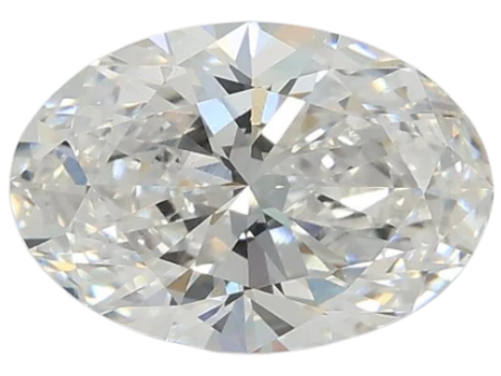 1.51 Carat E VVS2 Oval Lab Diamond For Discount