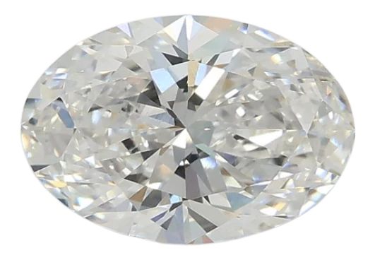 1.51 Carat E VVS2 Oval Lab Diamond For Discount