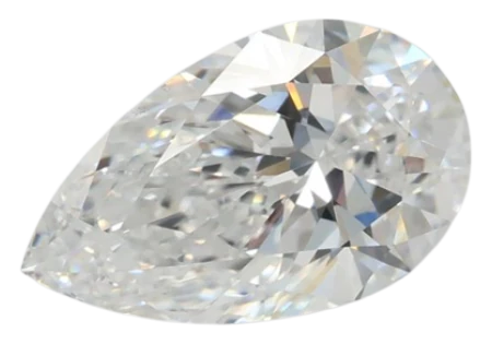 2.01 Carat D VS2 Pear Lab Diamond For Discount