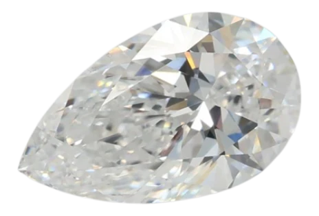 2.01 Carat D VS2 Pear Lab Diamond For Discount