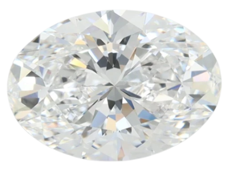 2.07 Carat D VVS1 Oval Lab Diamond Sale