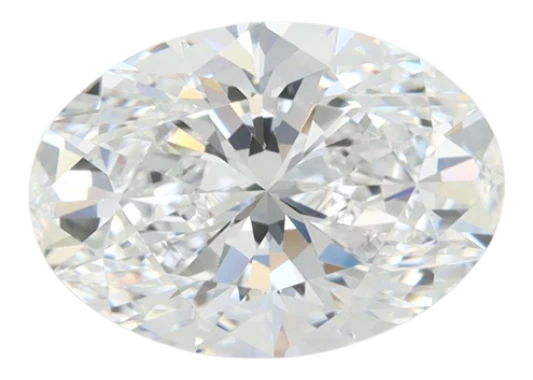 2.07 Carat D VVS1 Oval Lab Diamond Sale