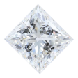 3.28 Carat H SI1 Princess Lab Diamond Sale