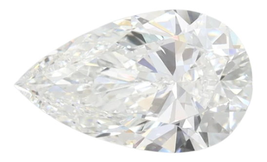 1.43 Carat F IF Pear Lab Diamond For Discount