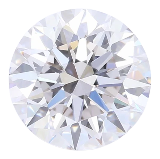 1.54 Carat I VVS2 Round Lab Diamond Fashion