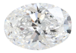 2.46 Carat D VVS1 Oval Lab Diamond Discount