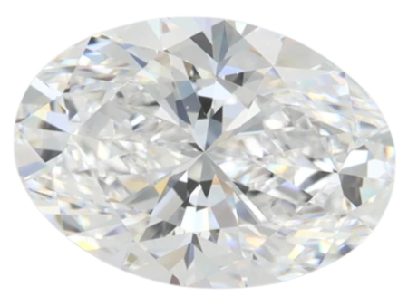 2.61 Carat D VVS1 Oval Lab Diamond Hot on Sale