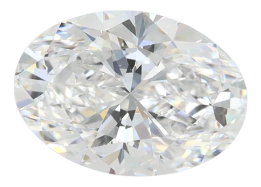 2.61 Carat D VVS1 Oval Lab Diamond Hot on Sale