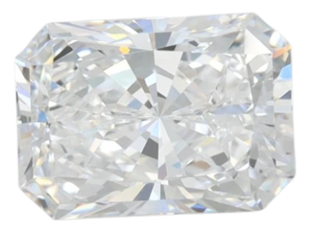 1.64 Carat D VVS2 Radiant Lab Diamond For Cheap