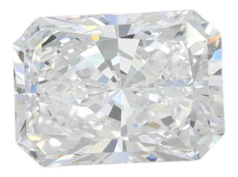 1.64 Carat D VVS2 Radiant Lab Diamond For Cheap