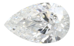 1.58 Carat D IF Pear Lab Diamond Fashion