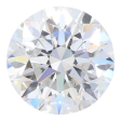 1.67 Carat H SI1 Round Lab Diamond For Sale