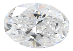 2.05 Carat D VVS1 Oval Lab Diamond For Discount