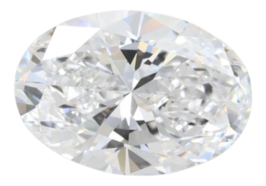 2.05 Carat D VVS1 Oval Lab Diamond For Discount