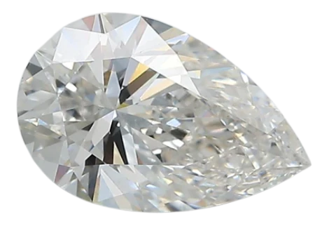 1.7 Carat F VVS2 Pear Lab Diamond For Cheap