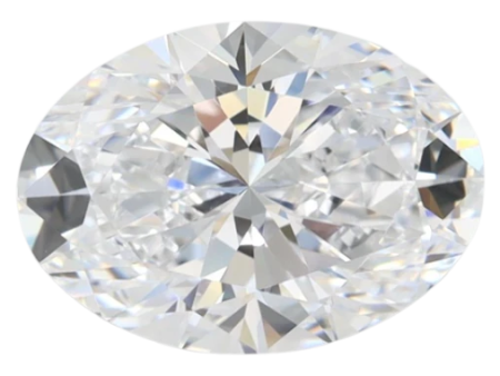 2.64 Carat D VVS1 Oval Lab Diamond Online now