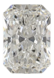 1.55 Carat F SI1 Radiant Lab Diamond For Sale