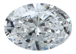 1.56 Carat D VS1 Oval Lab Diamond on Sale