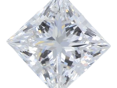 1.61 Carat F SI1 Princess Lab Diamond Online now