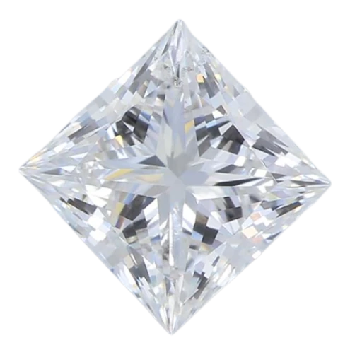 1.61 Carat F SI1 Princess Lab Diamond Online now