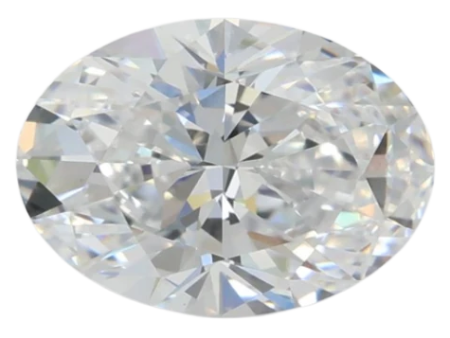 2.02 Carat D VVS2 Oval Lab Diamond Fashion