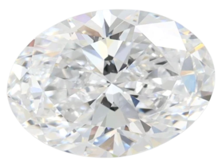 2.08 Carat D VVS1 Oval Lab Diamond on Sale