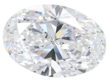 2.62 Carat D VVS1 Oval Lab Diamond Sale