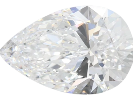 1.51 Carat D VVS1 Pear Lab Diamond Fashion