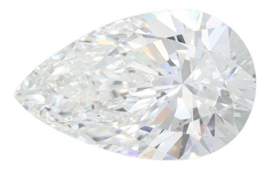 2.07 Carat D IF Pear Lab Diamond Online Sale