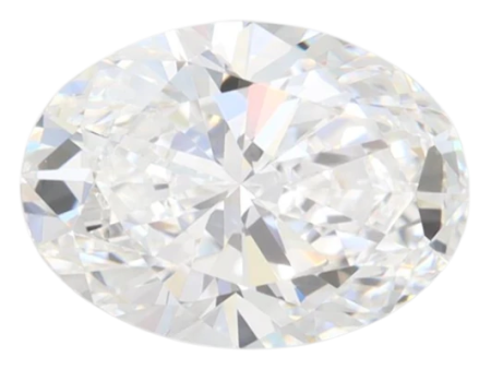 2.47 Carat D VVS1 Oval Lab Diamond on Sale