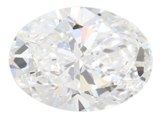 2.47 Carat D VVS1 Oval Lab Diamond on Sale