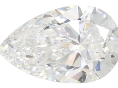 2.92 Carat D VVS1 Pear Lab Diamond For Discount