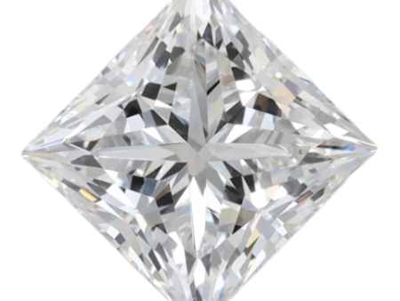 3.26 Carat D VVS2 Princess Lab Diamond Cheap