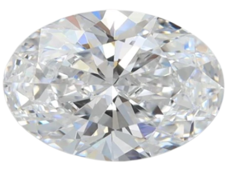 1.1 Carat D VVS2 Oval Lab Diamond on Sale