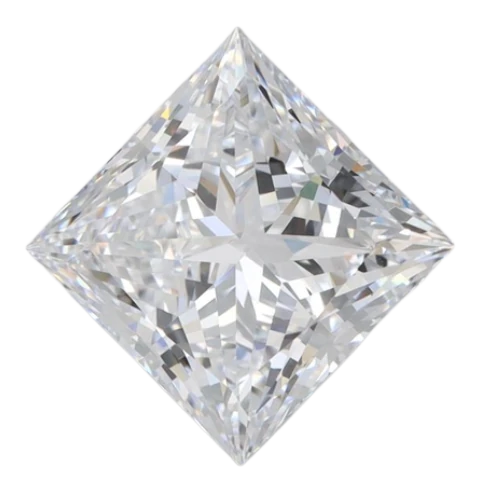 3.7 Carat E VVS1 Princess Lab Diamond Online