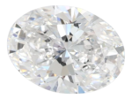 1.57 Carat D VVS1 Oval Lab Diamond For Cheap