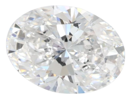 1.57 Carat D VVS1 Oval Lab Diamond For Cheap