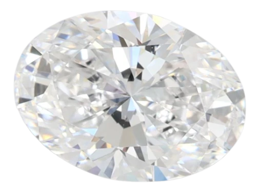 1.57 Carat D VVS1 Oval Lab Diamond For Cheap