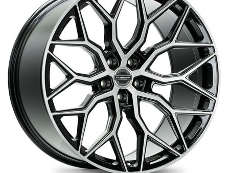 Vossen HF-2 Wheels (20x10.5   5x114.3   ET45 Offset  Deep Face   73.1) Brushed Gloss Black Fashion