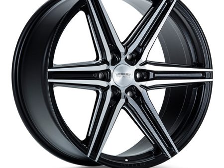 Vossen HF6-2 Wheels (24x10   6x135   ET25 Offset   Deep Face   87.1) Black  Gunmetal  Silver Polished   Bronze Finish Hot on Sale