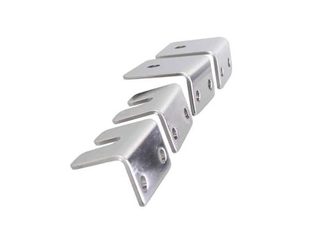 Kentrol Strut Rod Mounting Brackets Jeep Wrangler CJ (1972-1986) Polished Online Hot Sale