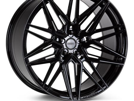 Vossen HF-7 Wheels (20x10.5   5x114.3   ET45 Offset   Deep Face   73.1) Gloss Black or Silver Polished Online now