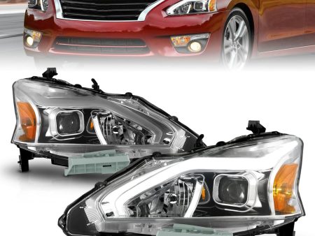 Anzo Projector Headlights Nissan Altima Sedan (13-15) Light Bar G2 Online now