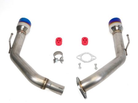 PLM Exhaust Honda Civic 1.5T (2023-2024) Muffler Delete w  Polished or Blue Burnt TIps Discount