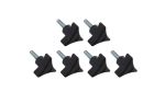 Kentrol Hardtop Screws Jeep Wrangler TJ (1997-2002) LJ (2004-2006) TJ JK (2003-2017) 6pcs Fashion