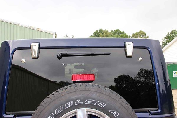 Kentrol Liftgate Button Covers Jeep Wrangler JK (2007-2018) Polished Discount