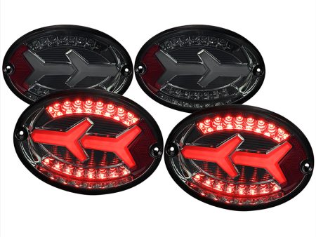 Spec-D Tail Lights Corvette C5 (97-04) Lambo Aventador Style LED Online